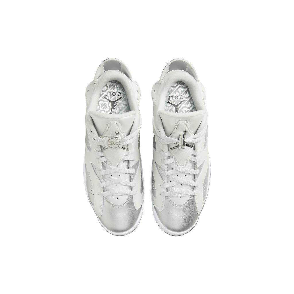 Мужские кроссовки Air Jordan 6 Retro Low Golf Gifting Pack Silver Photon-Dust Metallic-Silver FD6719-001