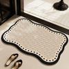 Diatom mud bathroom floor mat, household wear-resistant soft foot pad, toilet water absorbent, bathroom anti-slip floor mat