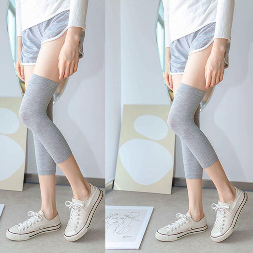 1 пара хлопковых дышащих эластичных бандажей для спорта и фитнеса, наколенников, поддержки колена