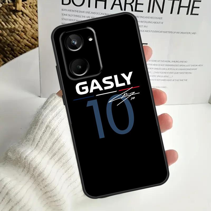 Pierre Gasly 10 F1 Case For Realme C55 C53 C51 C35 C33 C30 C67 C21Y C25s C15 9 10 12 11 Pro Plus GT Neo5 Cover