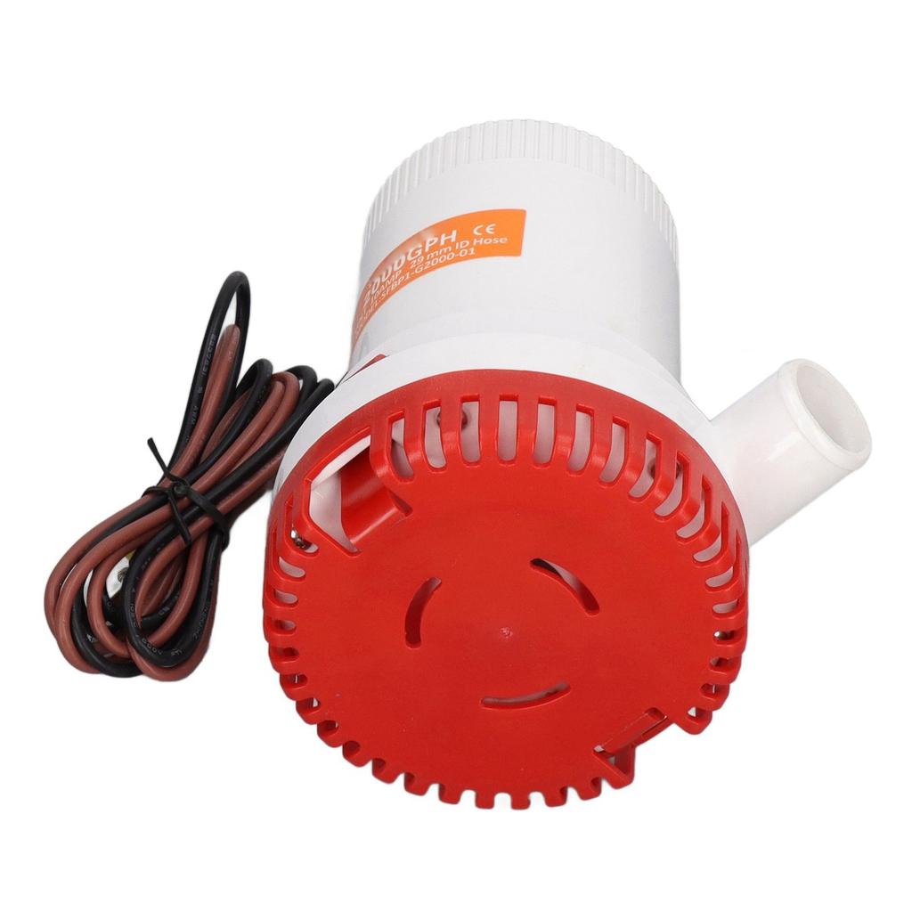 Насос трюмный лодочный морской погружной электрический водопроводный с низким уровнем шума 2000 галлонов в час 12 В