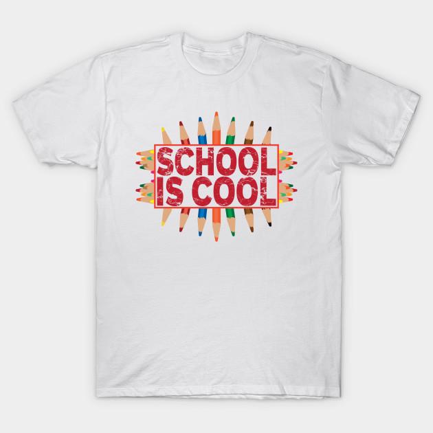 T Shirt Women School Is Cool Harajuku Print Kawaii Tshirt Summer Short Sleeve Female T-Shirt Top Tee