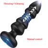 Thrusting Anal Plug Vibrator Anal Beads Male Prostate Massager Telescopic Vibrating Butt Plug Stimulator Sex Toys for Women Men