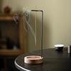 Creative Upside Down Incense Burner Wooden Hanging Incense Stick Holder With Ash Tray Home Indoor Decoration Ornament Crafts