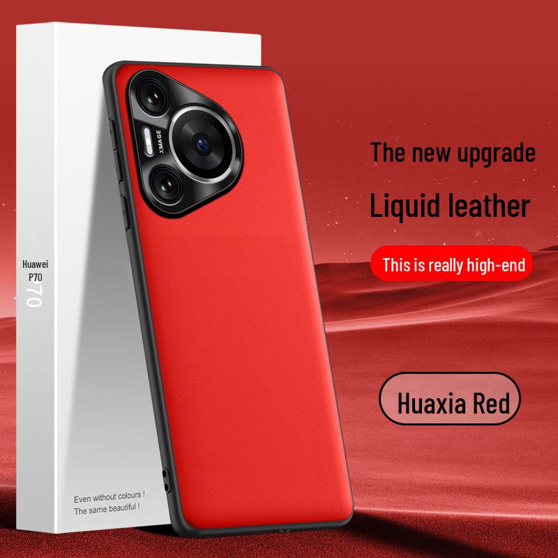 Чехол для телефона Huawei Pura70 Liquid Leather Anti-Fall - индивидуальная доставка