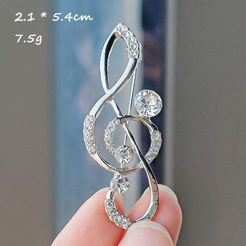 Творческая личность, ритмичная музыкальная нота, брошь, дизайн, чувство, костюм, корсаж, кардиган, аксессуары, изысканная нишевая булавка, воротник, булавка для женщин