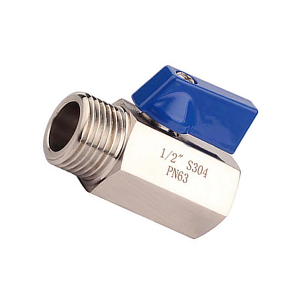 For Tight Spaces Compact Ball Valve Garden Water Connector Rust Resistant Seamless Operation Smooth Flow Control