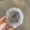 Girls Mink Fur Ponytail Holder Elastic Plush Hair Ring Faux Rabbit Fur Scrunchies Hair Rope Elastic