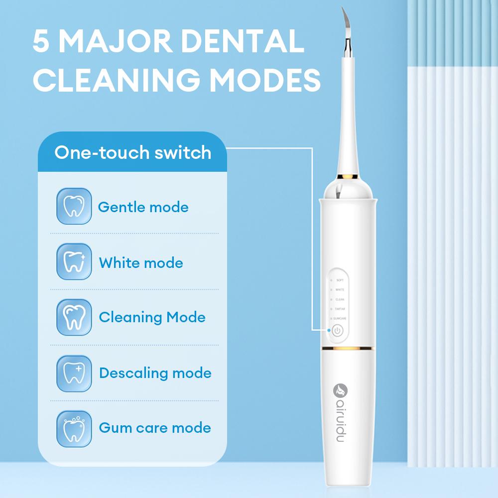 Electric Teeth Whitening Dental Calculus Scaler Plaque Coffee Stain Tartar Removal High Frequency Sonic Toothbrush Teeth Cleaner