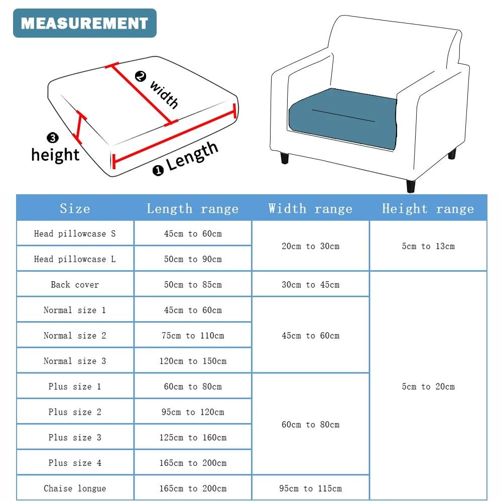 Chenille Sofa Seat Cushion Cover Stretch Adjustable Removable Slipcover Sofa Cover Sofa Slipcovers Protector for Pets Kids