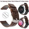 Watchband 18/20/22mm Genuine Leather Straps For Samsung Galaxy Watch 3/4/5/Active 2 40 44mm Smartwatch Band Bracelet For Gear S3 S2 Correa