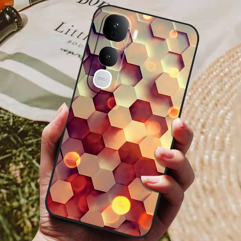 Для Vivo Y400 Pro 5G Чехол Силиконовая Задняя Крышка Чехол для Телефона для Vivo Y400 4G 5G Глобальная Y 400 Pro Чехлы Мягкий бампер coque Ударопрочный