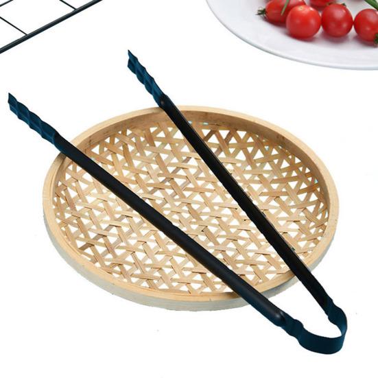Barbecue Charcoal Tong Ergonomic Design Heat Resistant Multipurpose Metal Handle Grill Food Clip Cooking Tool