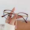Fashionable Cat Eye Anti Blue Light Glasses  Clear Lens Simple Female Eyeglasses Eyeglasses New Trend Women Decorative Eyewear