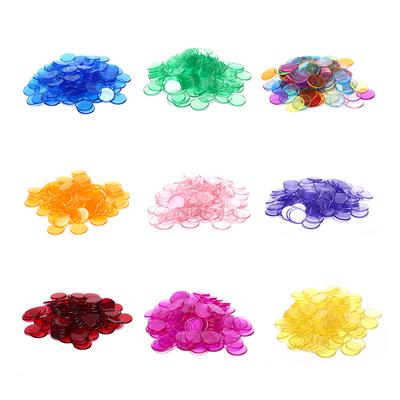 100 шт 19 мм покерные фишки подсчет фишек бинго бинго игровые карты пластиковые для игр