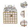Wooden LED Countdown Calendar Gift Ramadan Decoration for Cabinet Bookshelf