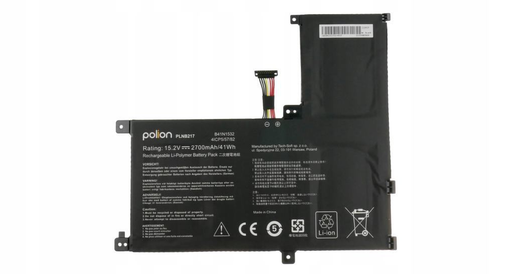 Laptop Battery For Asus B41N1532 Q504U Q504Ua Q534Ua Ux560 Ux560Ua 2700Mah