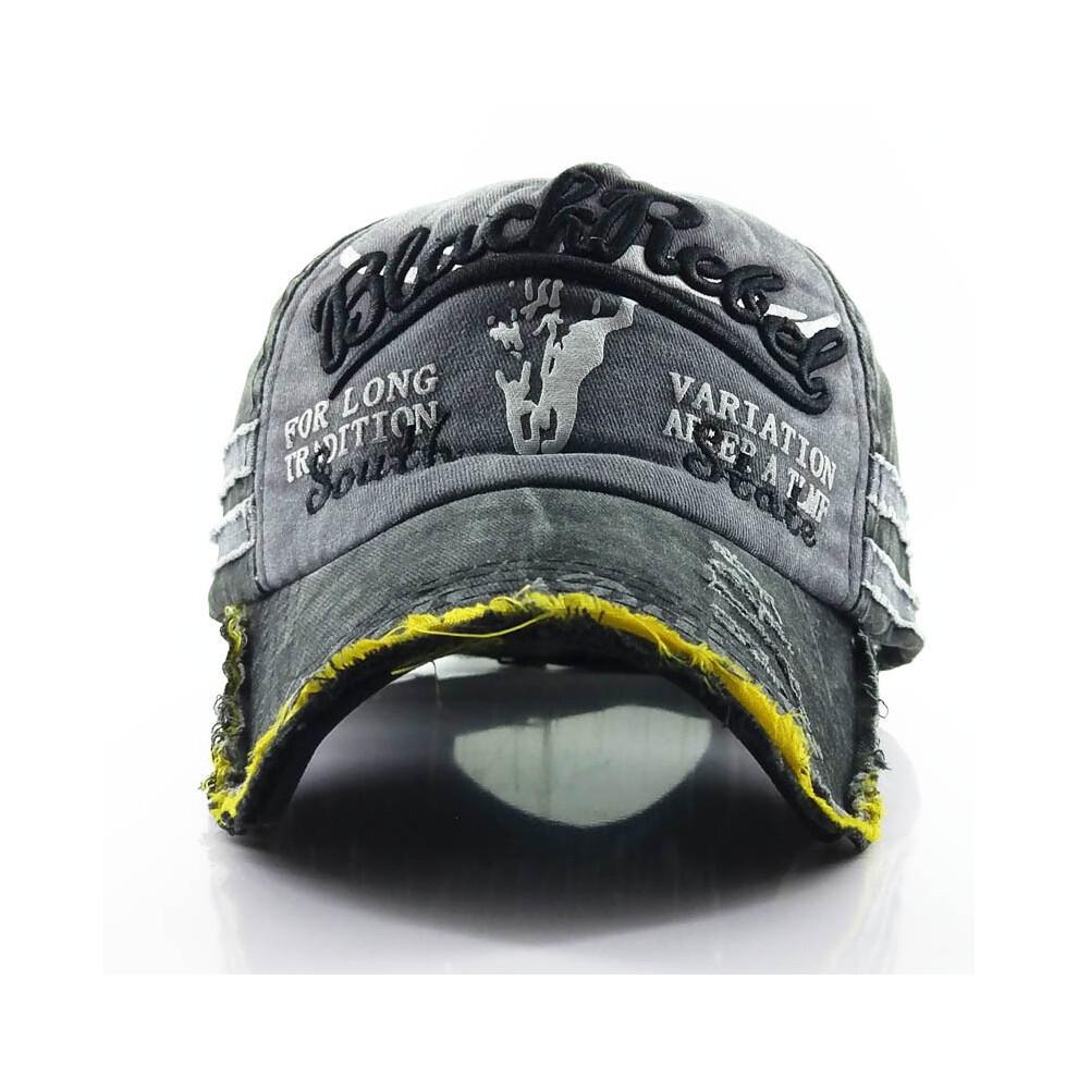 Graffiti text baseball cap washed cap cowboy sun hat