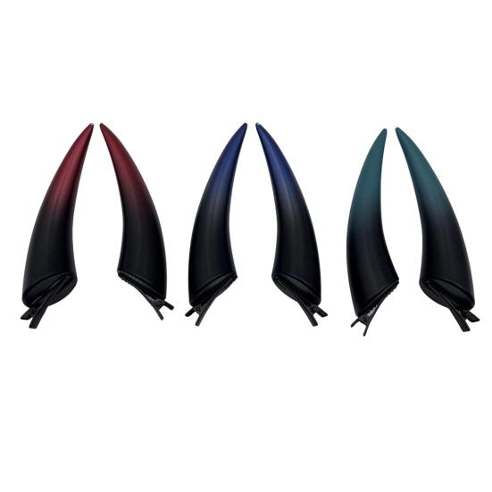 1 пара заколок для волос с рогом дьявола, Хэллоуин, косплей, рог демонов, зажим для утконоса, регулируемая заколка для волос для женщин и девочек, аксессуары для волос, реквизит для фотосессии, подарок