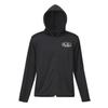 EVERGREEN EG Dry Zip Type A LL Black Hoodie, (EG Logo), (XL),