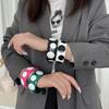 Hip Hop Resin Polka Dot Bangles Round Wide Candy Color Bracelets Fashion Jewelry  Unisex
