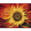 Frame Painting By Numbers For Adults Kit Abstract Sunflowers Starter Kit Acrylic Paint On Canvas Crafts For Home Decors 40x50