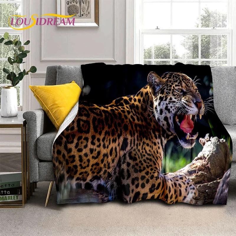 Animal Cartoon Leopard Cheetah Beast Fashion Blanket,Soft Throw Fashion Blanket for Home Bedroom Bed Sofa Picnic Travel Office Cover Fashion