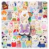 50 Стикеров Sanrio в стиле граффити - Милые мультяшные для чехлов телефонов, стаканов для воды и блокнотов