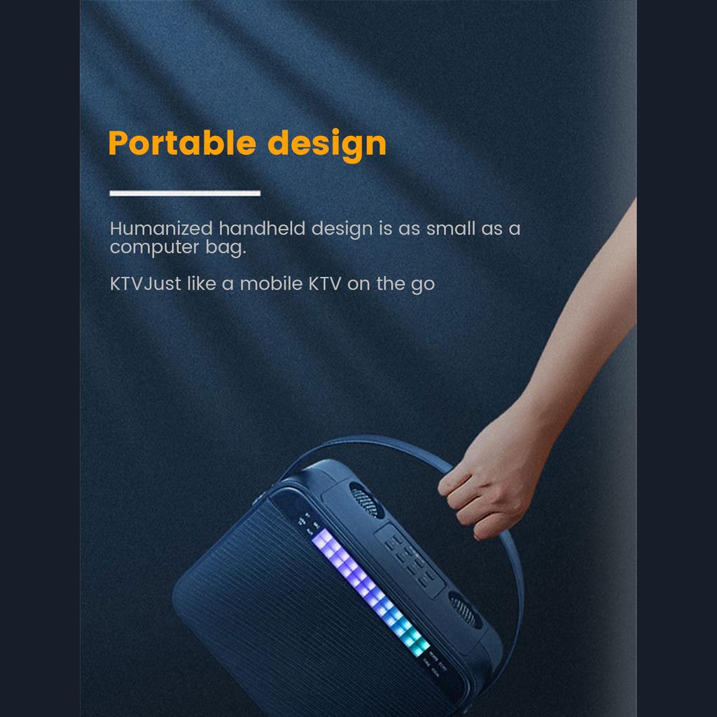 Беспроводной многофункциональный динамик Сабвуфер BT Audio 8D Surround Sound Мощный сабвуфер Несколько