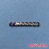 New 3D Aluminum Car Styling Sticker Body Trunk Decoration For BMW M Power Performance E90 E91 E92 E93 X1 X3 X5 X6 M3 M5 F18 E63 YN8