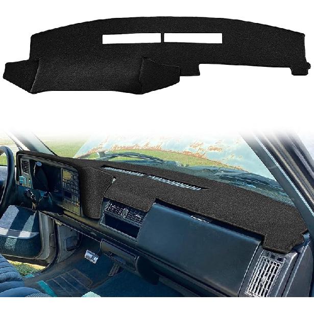 Yiz Dash Cover Mat Fit For Chevy Chevrolet Silverado/GMC Sierra C1500 C2500 C3500 K1500 K2500 K3500 Pickup Truck 1988-1994, 1992-94 GMC Yukon/Chevy