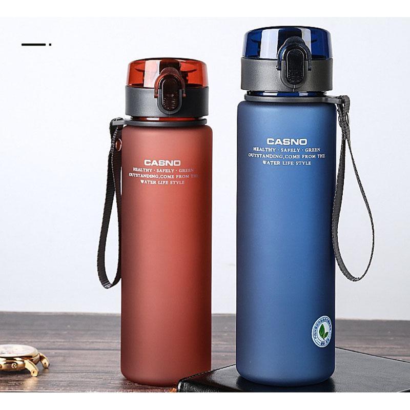 Высококачественная спортивная бутылка для воды с герметичной конструкцией для пеших прогулок и кемпинга