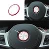 Red Aluminum For BMW X5 G05 19- Horn Ring Trim 1X Inner Steering Wheel