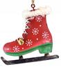 Christmas Metal Hanging Ice Skates Pendant