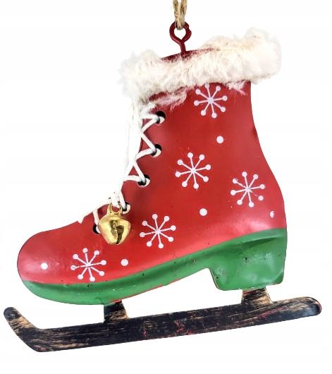 Christmas Metal Hanging Ice Skates Pendant