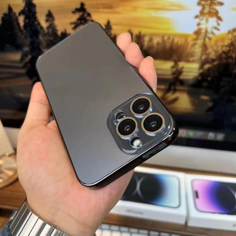 Подходит для чехла iPhone16, нано-гальваническое покрытие, Apple 15pro цельная плёнка для объектива, матовое AG, 14 полная упаковка