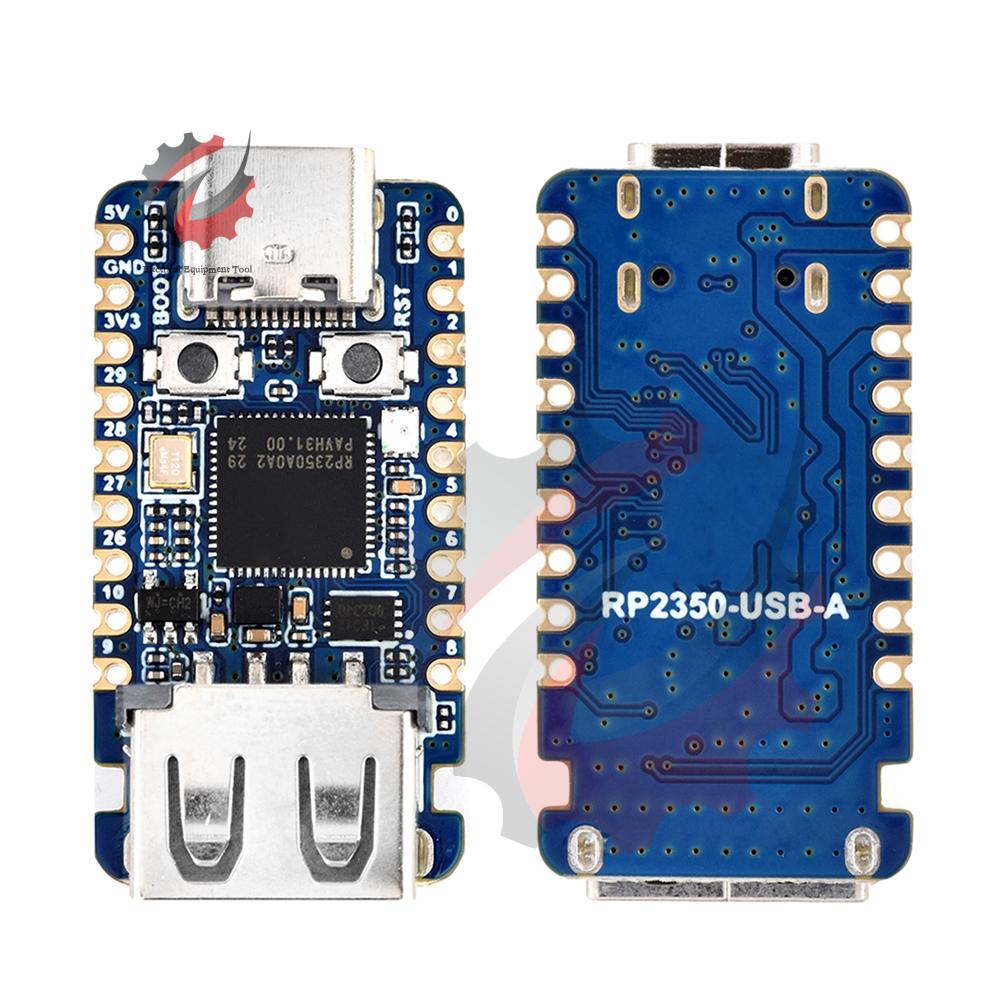 Мини-плата разработки RP2350-USB-A RP2350A Двухъядерный Cortex-M33 RISC-V 150 МГц 520 КБ SRAM 2 МБ Flash Type-C Для IoT Maker DIY Проекта