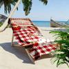 Strawberry Girl Retro Design Beach Towel Quick-drying for Travel Outdoor Sports Jogging Beach and Swimming