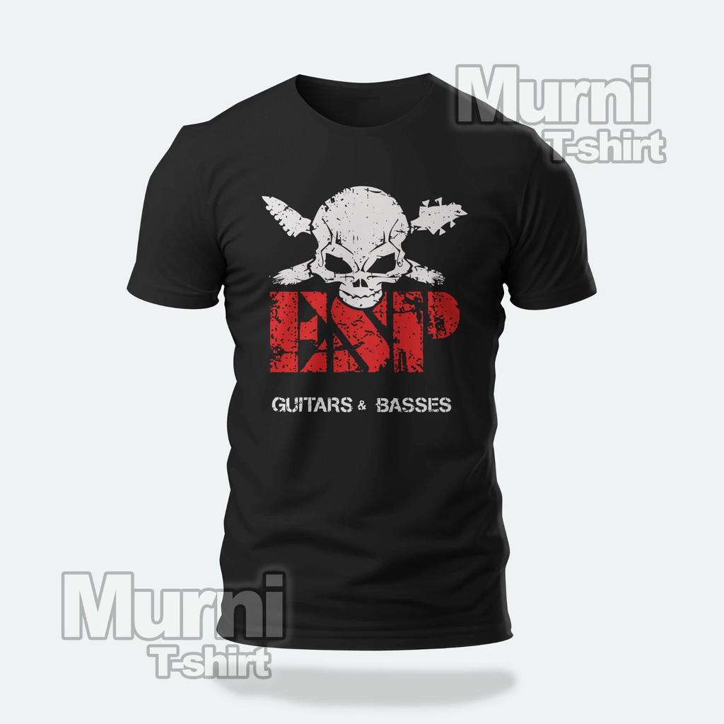 Летняя мотоциклетная ESP Guitars ЛОГОТИП S-4xl 2025 Новая Экологичная Мир в Душе Индивидуальность Мода Мечта Чувства Привлекающая Внимание