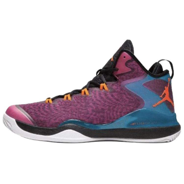 Jordan Super.Fly 3 Нескользящие Износостойкие Баскетбольные Кроссовки Средней Высоты Унисекс Розово-Черные 684933-625
