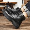 Fashion Genuine Leather Men's Boots Fashionable Classic Styles Outdoor Leisure Business Party Daily Office Motorcycle High-quality Shoes