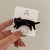Acetic Acid Animals Hairpin Small Cute Side Clip Personalized Cat Shaped Hair Clip  Vacation