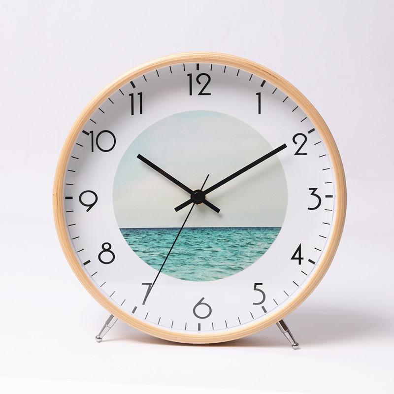 Современные простые скандинавские украшения, часы-сиденье, настольные часы, креативные часы, украшение для гостиной, спальни, большой размер, бесшумные настольные часы Shaoyi
