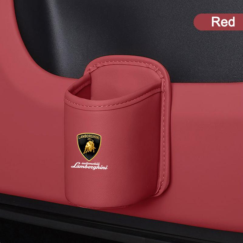 New Car Seat Back/Door Water Cup Box Drink Storage Bottle Rack For Lamborghini LP570 LP610 Urus LP700 LP770 Gallardo Aventador ZZ333