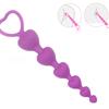 New Heart Beads Soft Anal Plug Anus Toys Big Balls Silicone G-Spot Stimulating Butt Plugs Adult Sex Couple Sexy