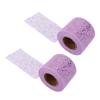 2pcs 25 Yards Each Glitter Tulle Rolls Easy Use Netting Fabric Rolls  For DIY Crafts
