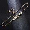Huitan Brilliant Letter Mama Bracelet Luxury Exquisite Mother's Day Gift Accessory Female Versatile Simple Warming Hand Jewelry