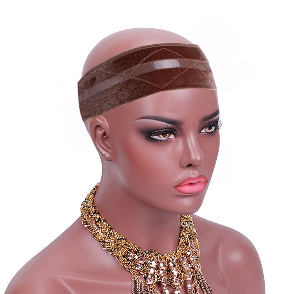 Comfortable Velvet Wig Fixing Strap Silicone Anti-slip Wig Edge Strap  For Lace Frontal Wigs