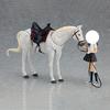 Фигурка лошади с подвижными суставами, белая коричневая лошадь, модель 1/12, фигурка боевого коня, настольное украшение, коллекционное украшение