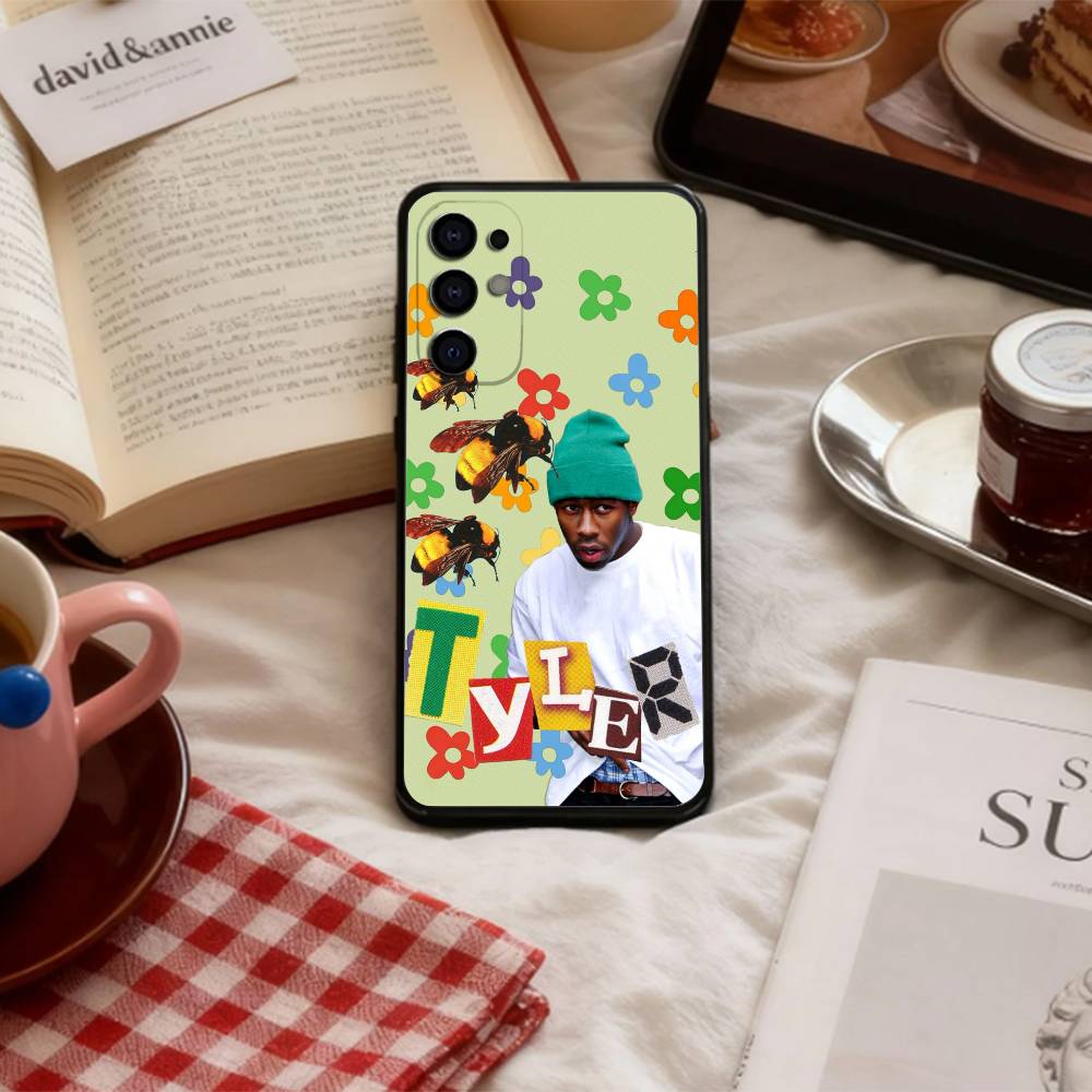 T-Tyler the C-Creator American Rapper Phone Case For Samsung S 25,24,23,22,30,21,10,9,Ultra,Plus,Lite,FE,4,5 G Soft Black Case